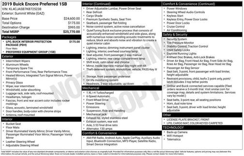 2019 Buick Encore Preferred