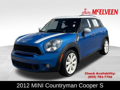 True Blue Metallic 2012 MINI Cooper S Countryman Base