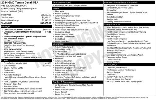 2024 GMC Terrain Denali