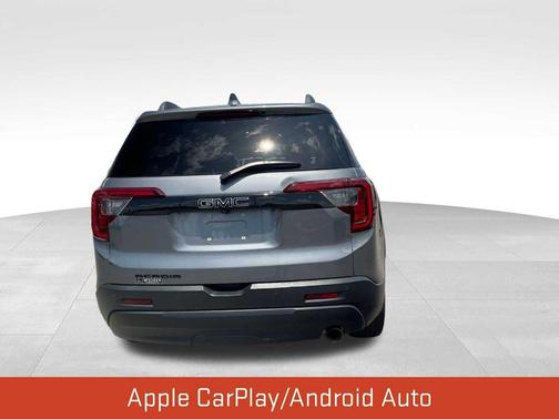 Satin Steel Metallic 2021 GMC Acadia SLE