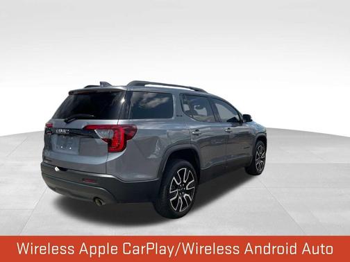 Satin Steel Metallic 2021 GMC Acadia SLE