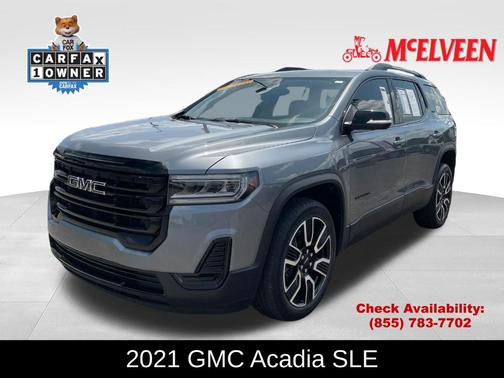 Steel Metallic 2021 GMC Acadia SLE