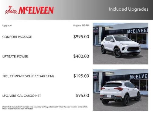 White 2026 Buick Encore GX Sport Touring