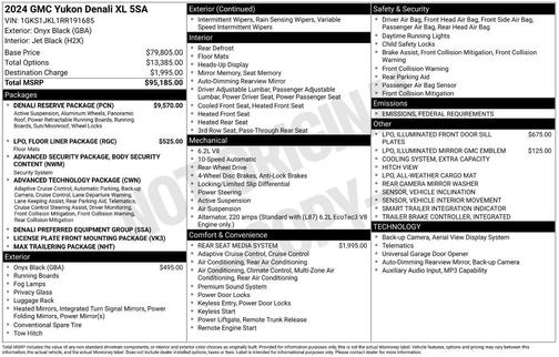 2024 GMC Yukon XL Denali