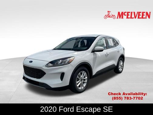 Oxford White 2020 Ford Escape SE