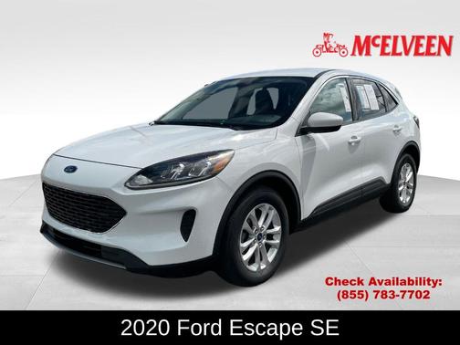 Oxford White 2020 Ford Escape SE