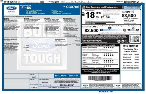 Shadow Black 2016 Ford F-150 XLT