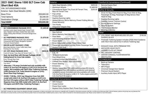 2021 GMC Sierra 1500 SLT