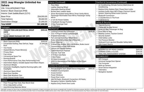 2022 Jeep Wrangler Unlimited 4xe Sahara