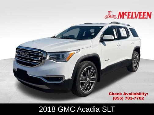 Summit White 2018 GMC Acadia SLT-1
