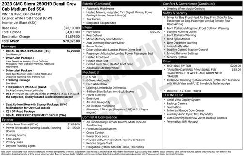 2023 GMC Sierra 2500 Denali