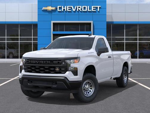 Summit White 2026 Chevrolet Silverado 1500 WT