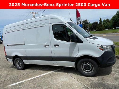 Arctic White 2025 Mercedes-Benz Sprinter 2500 Standard Roof