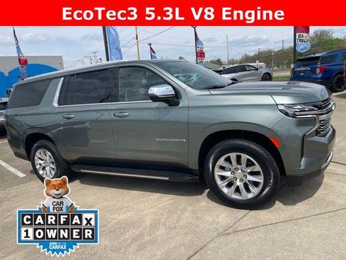 Silver Sage Metallic 2024 Chevrolet Suburban Premier