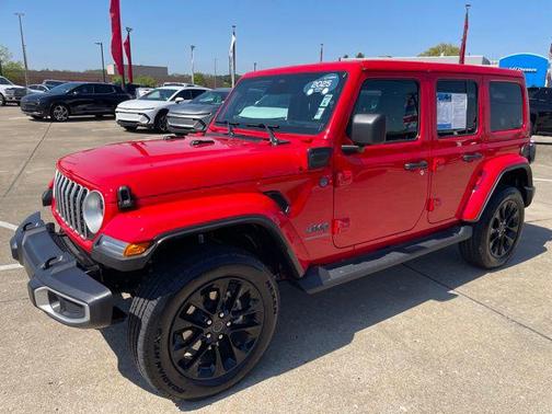 Firecracker Red Clearcoat 2025 Jeep Wrangler 4xe Sahara