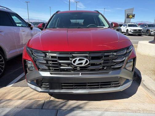 Ultimate Red 2025 Hyundai TUCSON Hybrid Blue