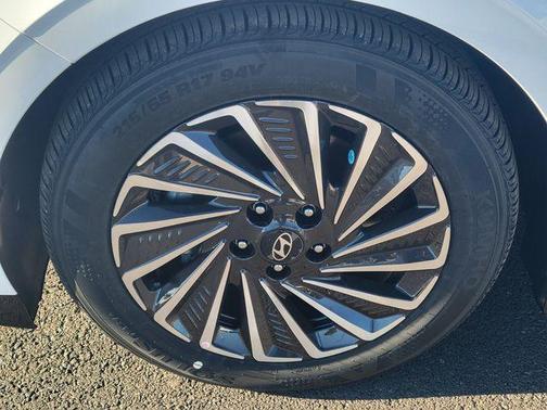 Serenity White 2026 Hyundai SONATA Hybrid SE