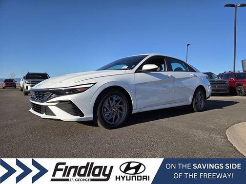 Serenity White 2026 Hyundai ELANTRA HEV Blue