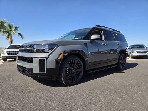 Hampton Gray 2026 Hyundai SANTA FE HEV Calligraphy