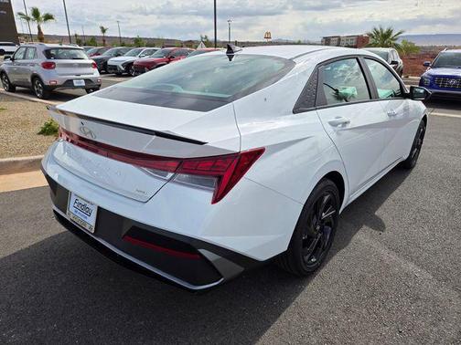 Serenity White 2026 Hyundai ELANTRA HEV SEL Sport