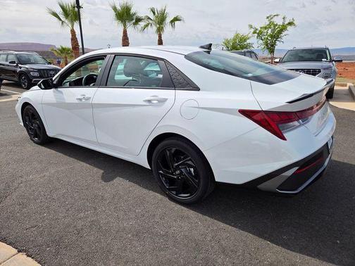 Serenity White 2026 Hyundai ELANTRA HEV SEL Sport