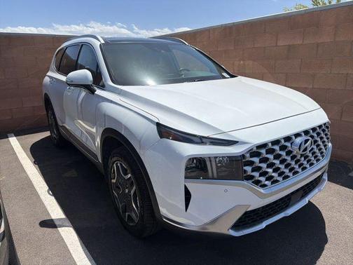 Quartz White 2022 Hyundai SANTA FE Limited