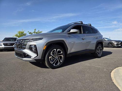 Shimmering Silver 2026 Hyundai TUCSON Hybrid Limited