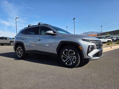 Shimmering Silver 2026 Hyundai TUCSON Hybrid Limited