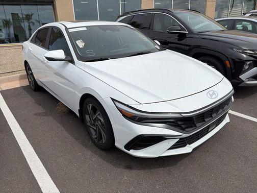 Serenity White 2024 Hyundai ELANTRA HEV Limited