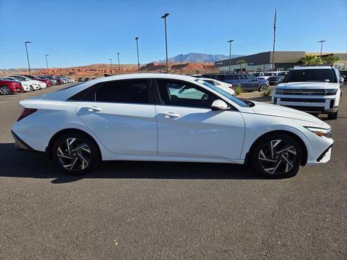 Serenity White 2024 Hyundai ELANTRA HEV Limited