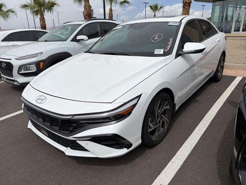 Serenity White 2024 Hyundai ELANTRA HEV Limited