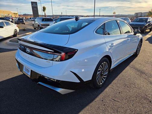 Serenity White 2026 Hyundai SONATA Hybrid Limited