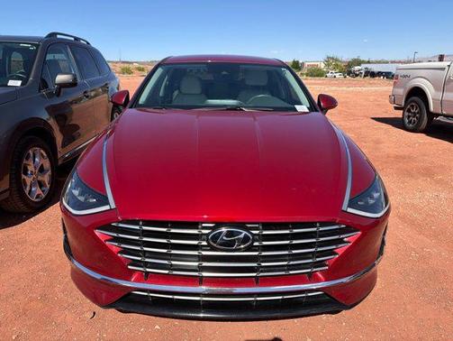 Ultimate Red 2023 Hyundai SONATA Hybrid SE