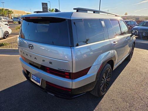 Shimmering Silver 2025 Hyundai SANTA FE HEV Calligraphy