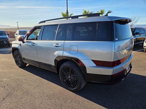 Shimmering Silver 2025 Hyundai SANTA FE HEV Calligraphy