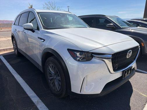 Rhodium White Premium 2025 Mazda CX-90 3.3 Turbo Preferred