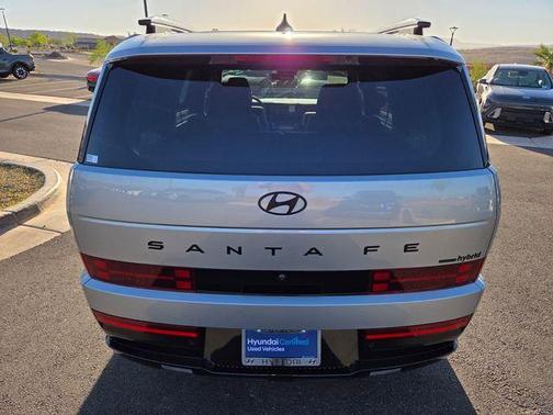 Shimmering Silver 2025 Hyundai SANTA FE HEV Calligraphy