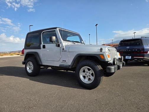 Bright Silver Metallic Clearcoat/Black Hard Top 2006 Jeep Wrangler Sport