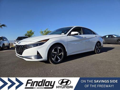 Ceramic White 2023 Hyundai ELANTRA HEV Limited