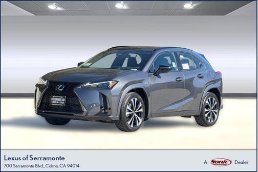 Cloudburst Gray w/Obsidian Roof 2026 Lexus UX 300h F SPORT Design