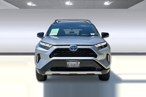 Silver Sky Metallic/Midnight Black Metallic 2024 Toyota RAV4 Hybrid SE