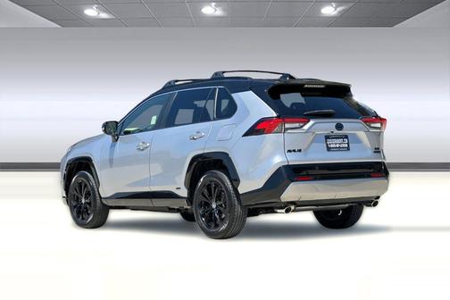 Silver Sky Metallic/Midnight Black Metallic 2024 Toyota RAV4 Hybrid SE
