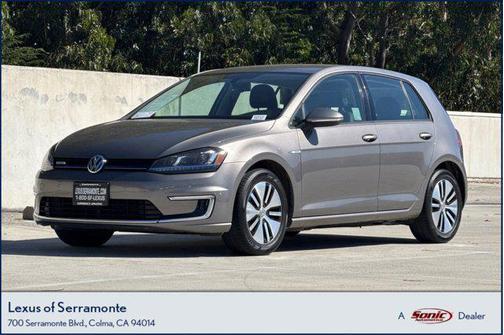 Brown 2016 Volkswagen e-Golf SEL Premium