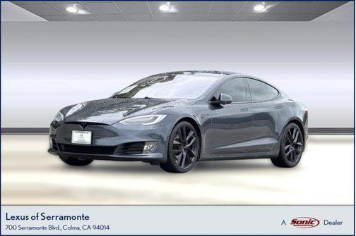 Titanium Metallic 2016 Tesla Model S 75D
