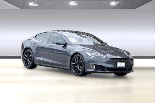 Titanium Metallic 2016 Tesla Model S 75D