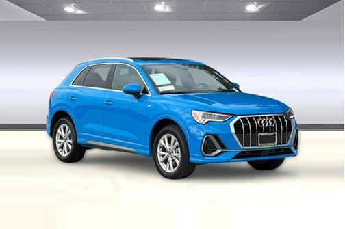 Turbo Blue 2022 Audi Q3 45 S line Premium Plus