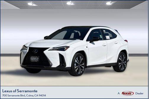 Ultra White w/Obsidian Roof 2026 Lexus UX 300h F SPORT Design