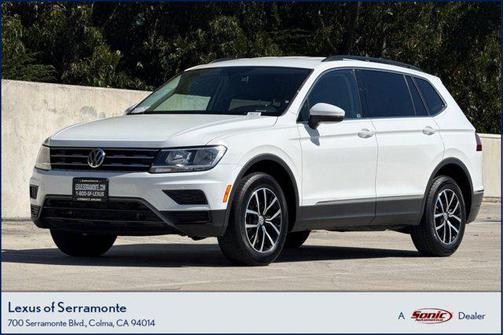 Pure White 2021 Volkswagen Tiguan 2.0T SE 4MOTION
