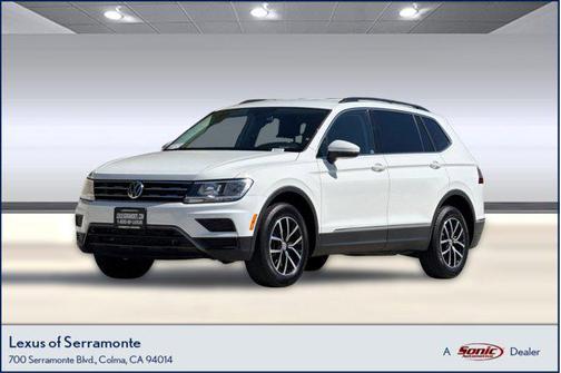 Pure White 2021 Volkswagen Tiguan 2.0T SE 4MOTION