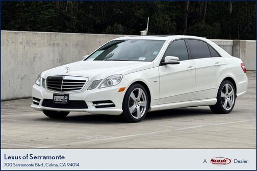 Arctic White 2012 Mercedes-Benz E-Class E 350 Luxury